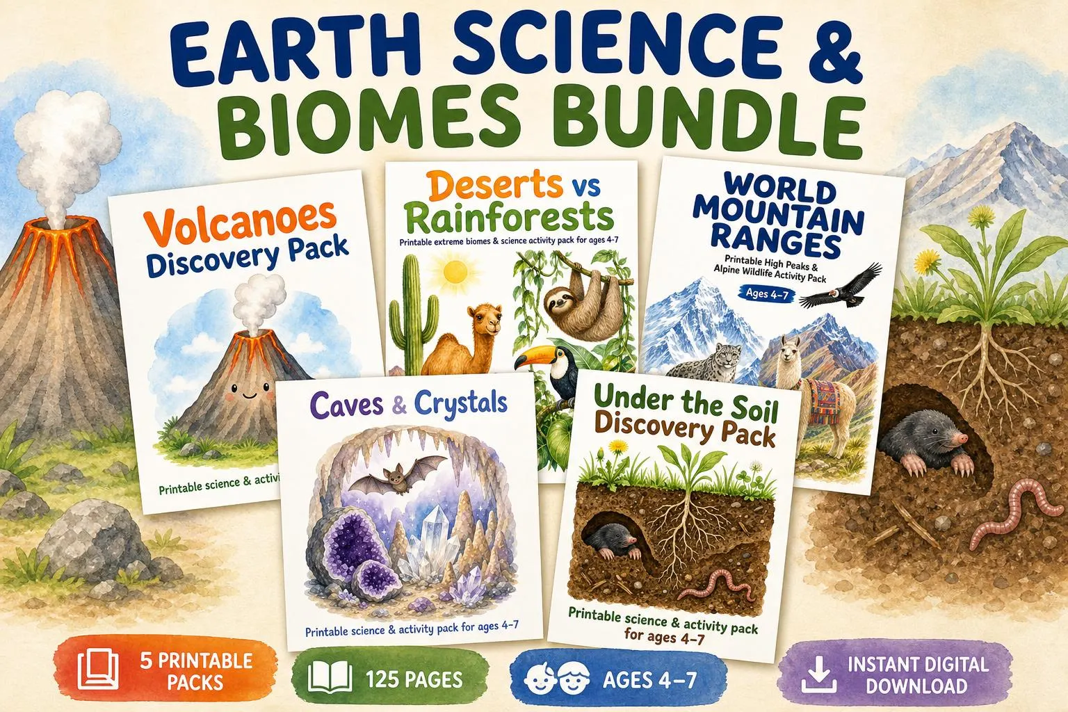 Earth Science Bundle Ages 4-7