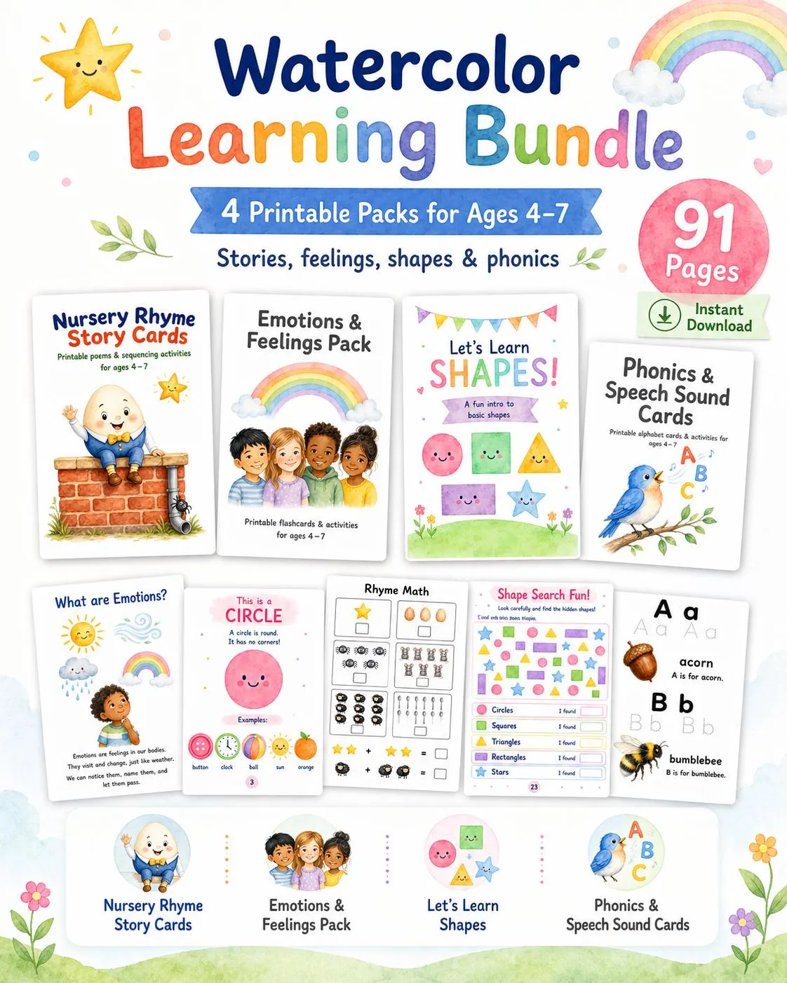 Preschool Learning Bundle